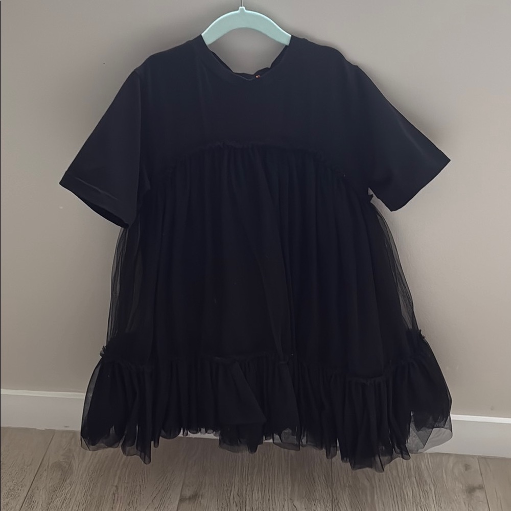 Caroline Bosmans Elegant Black Kids Dress